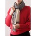 warm women tassel gray scarves small fresh imitation cashmere scarf